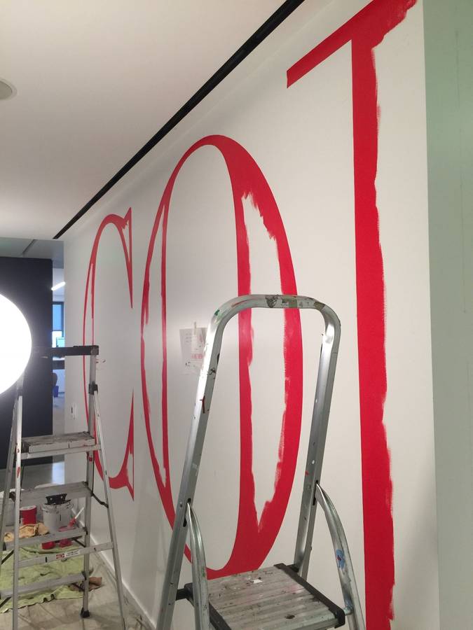 Columbia Records — Interior Mural (In Progress)