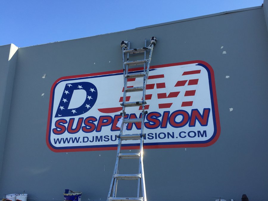 DJM Suspension — Building Mural (In Progress)