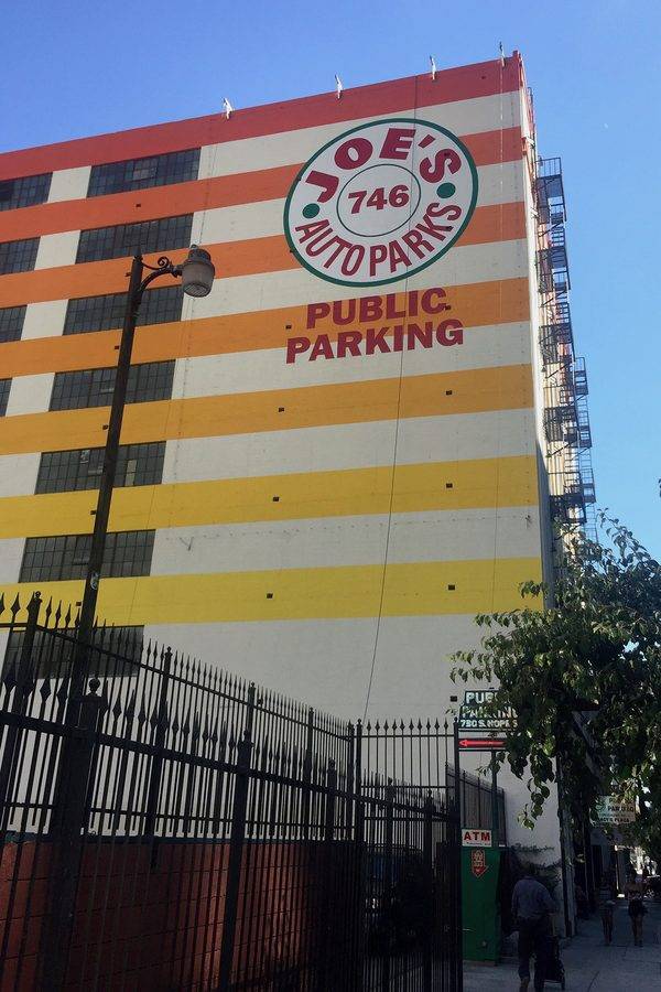 Joe's Auto Parks — Building Mural