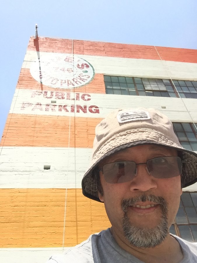 Joe's Auto Parks — Public Parking Sign
