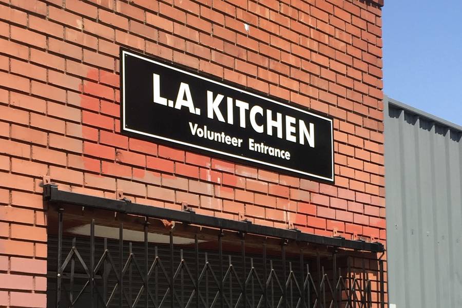 L.A. Kitchen — Entrance Sign