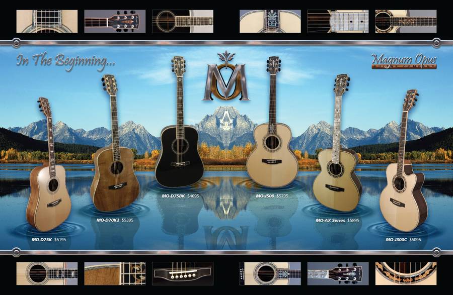 Magnum Opus Guitar Co. — Brochure Interior