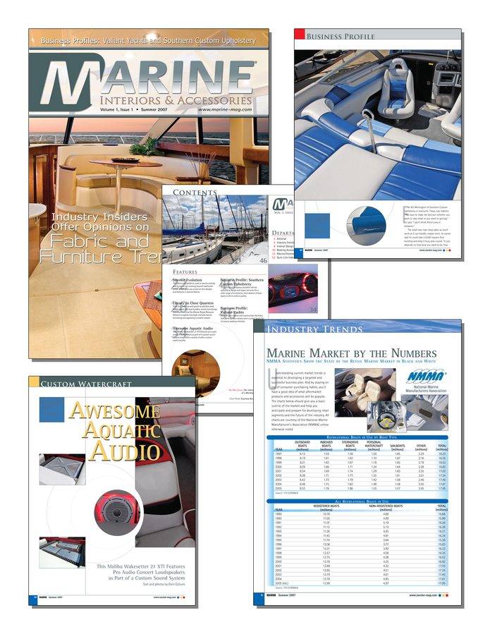 Marine Interiors & Accessories — Magazine Design