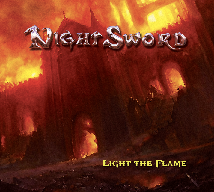Night Sword — Light the Flame CD Cover